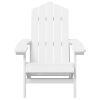 Patio Adirondack Chair HDPE White