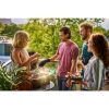 Lumin Compact Outdoor Electric Barbecue Grill, Black - Great Small Spaces such as Patios, Balconies, and Decks, Portable