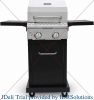 BBQ Grill, Propane Barbecue Gas Grill with Foldable Side Tables and Warming Rack, Perfect for Camping, Patio, BBQ Grills