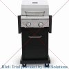BBQ Grill, Propane Barbecue Gas Grill with Foldable Side Tables and Warming Rack, Perfect for Camping, Patio, BBQ Grills